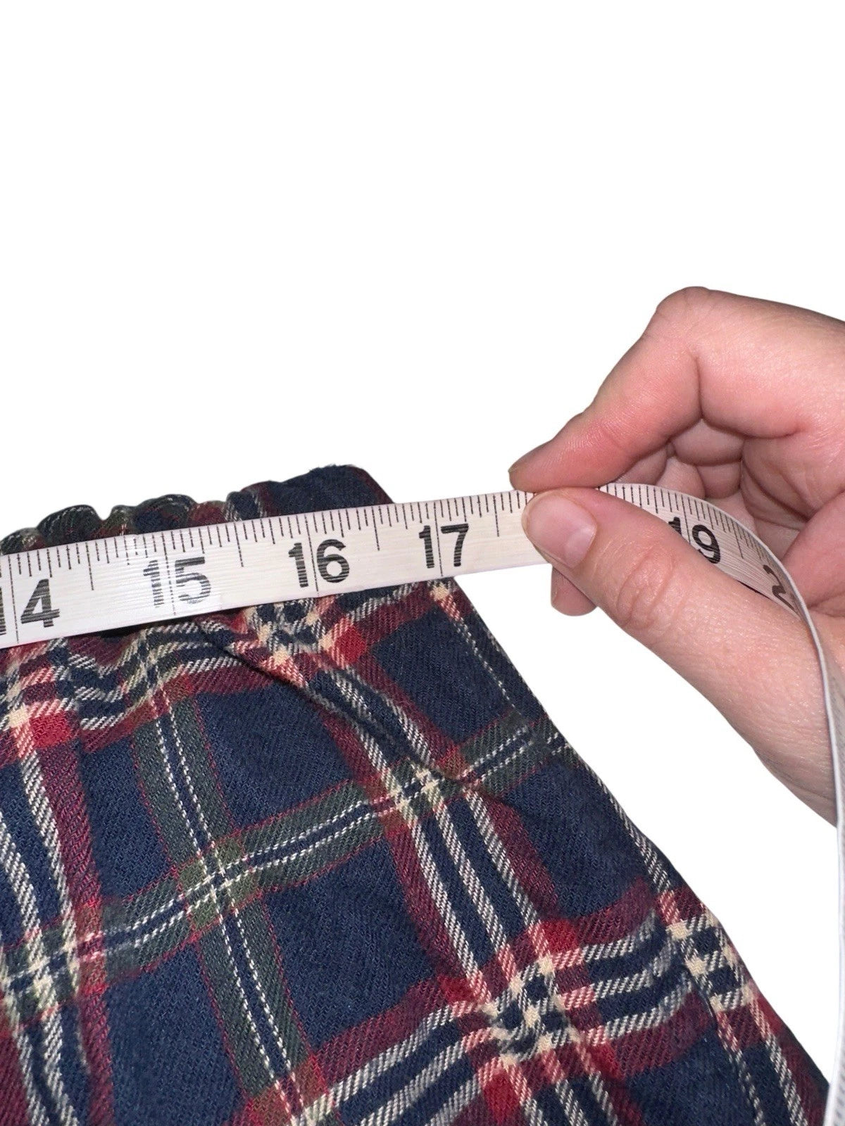 Brooks Brothers Mens Flannel Pajama Set Sz M Cotton Navy Red Plaid Cozy