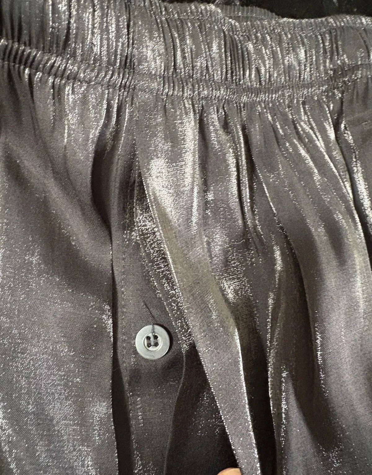Pierre Cardin Sleep Pants Men’s Pajama Metallic Charcoal Size L /XL NWOT See Set