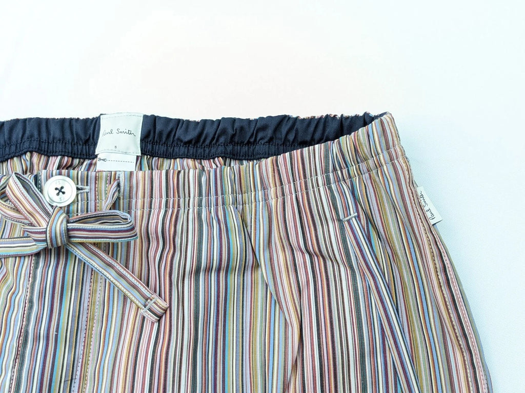 Paul Smith Pyjama Set - BNWT Signature Stripe Short Sleeve Top & Long Bottoms