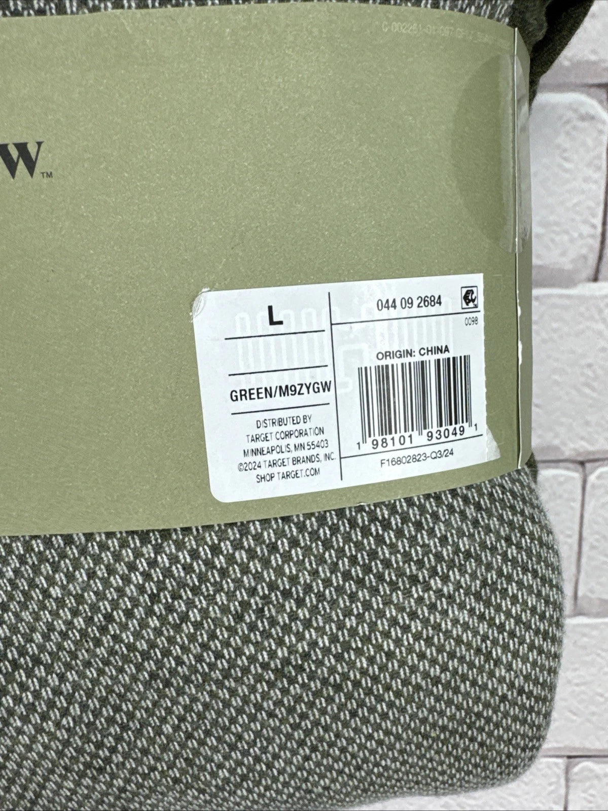 Men’s Solid Elevated Long Sleeve Pajama Set-Goodfellow & Co Olive Green L