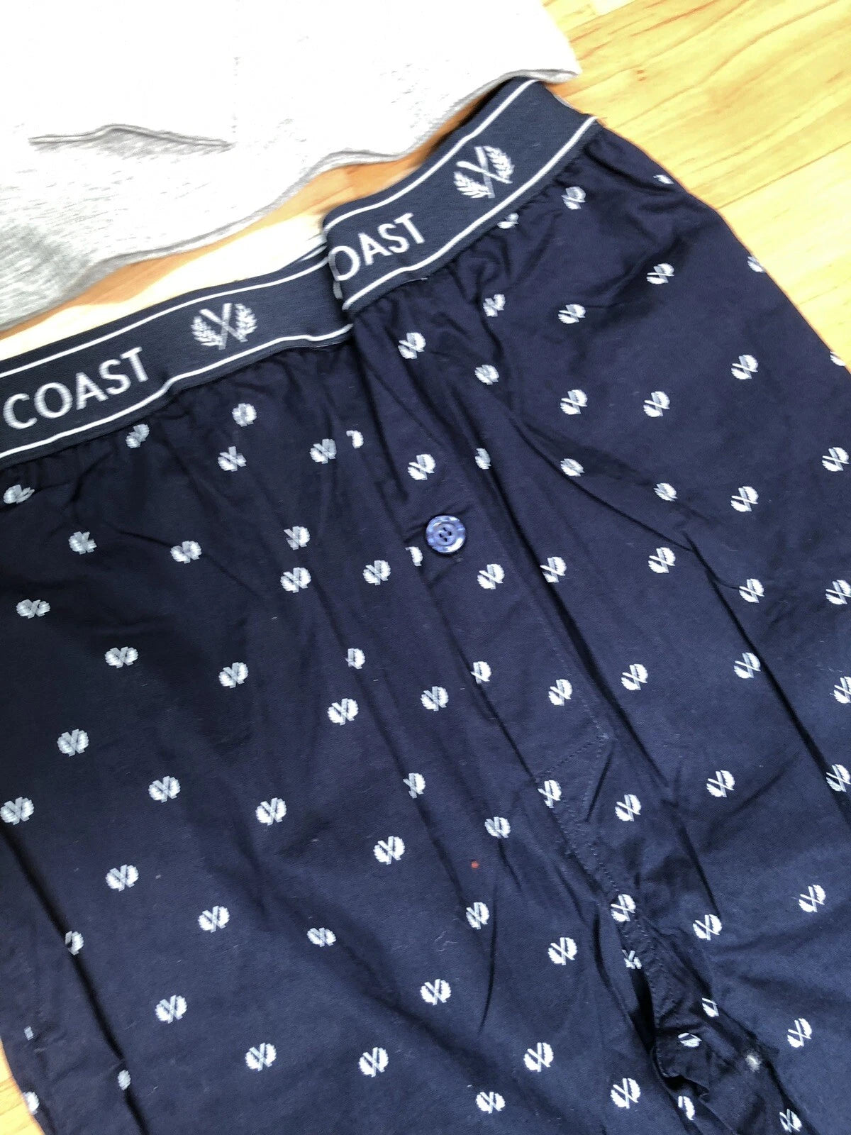Coast Clothing Co Emblem Mens Pyjamas. Flannelette or Cotton