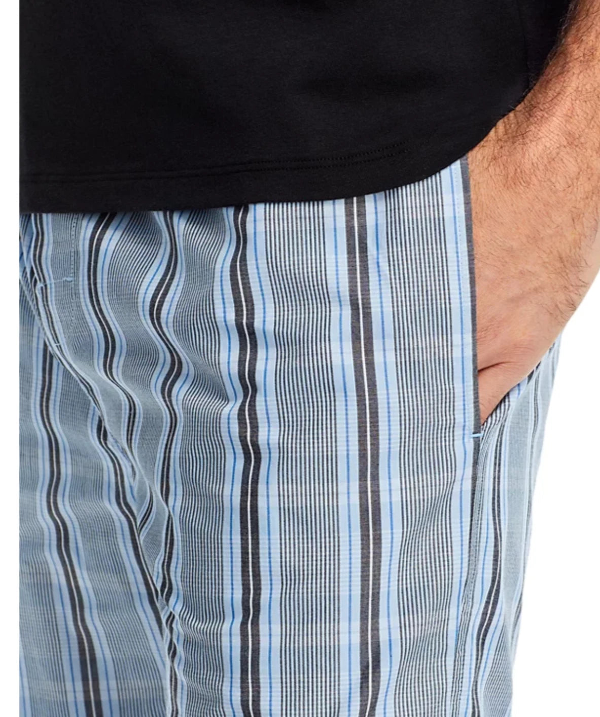 Boss Men Urban 2-Pc Pajama Shorts Set Black/Blue Size S