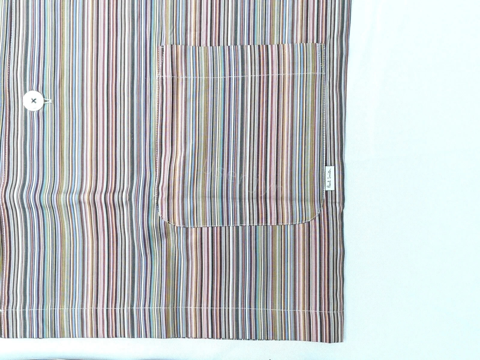 Paul Smith Pyjama Set - BNWT Signature Stripe Short Sleeve Top & Long Bottoms