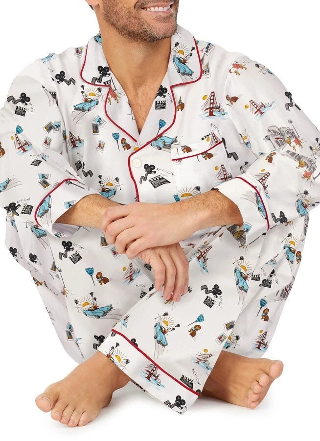 Bedhead Men's Pajama Set Size M NWT Golden State California
