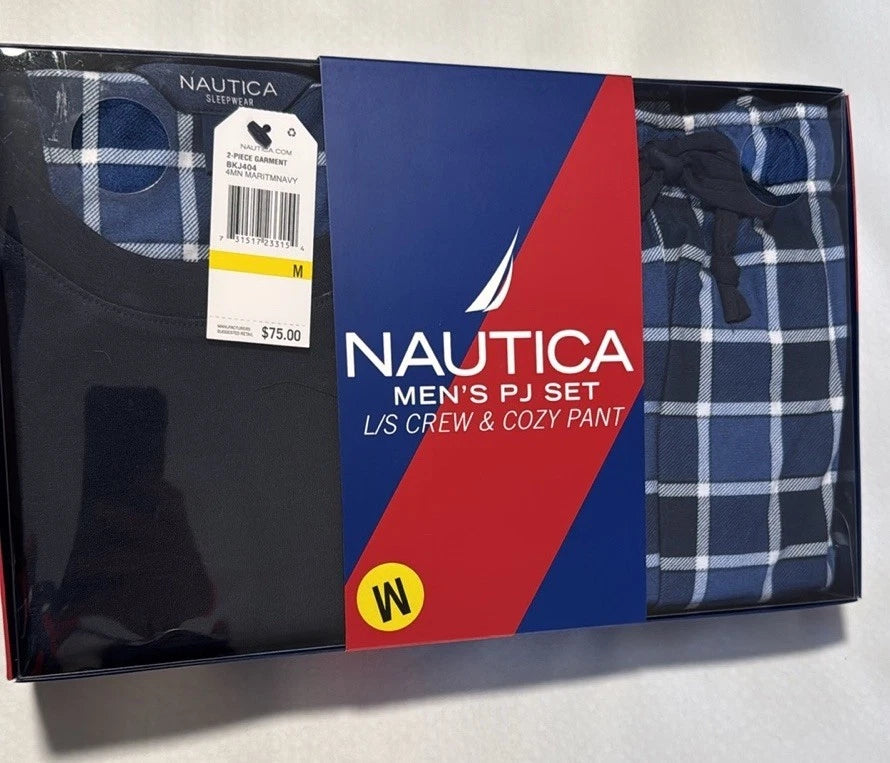 Nautica Pajamas Mens Medium Winter