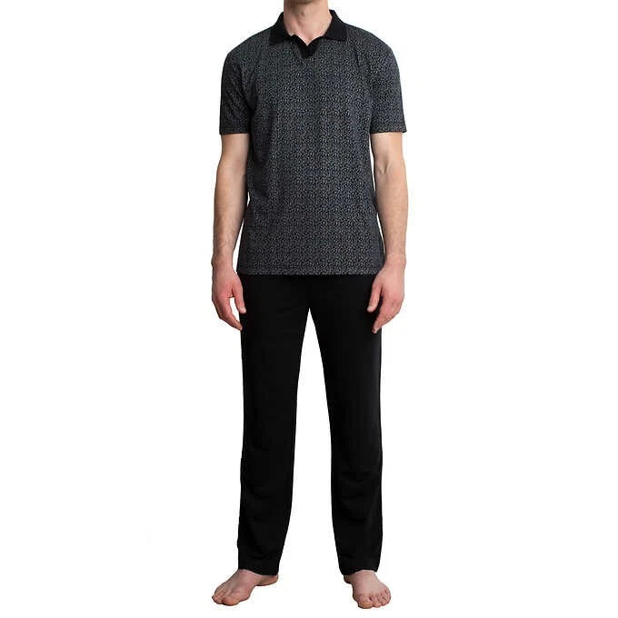 Robert Graham Men’s Pajama/Lounge Set Black,size Large L, NEW