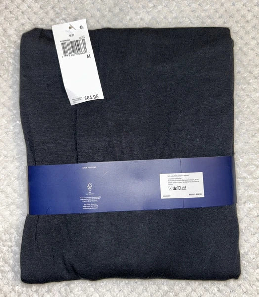 GAP Men's 2-Pc. Heathered Henley Shirt & Shorts Pajama Set. Medium. Black. New
