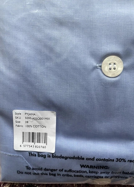 Derek Rose Men's  Pyjamas  Blue Lightweight Classic Fit,  S, M , L, XL  RRP£225