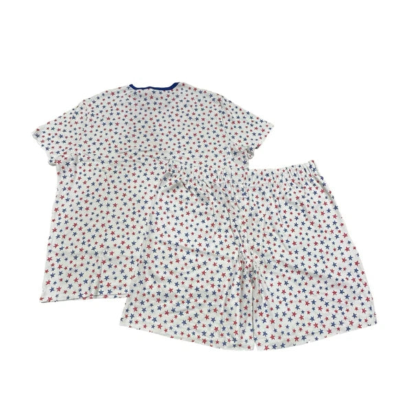 Men's Americana Matching Family Pajama Set - White XL Tall