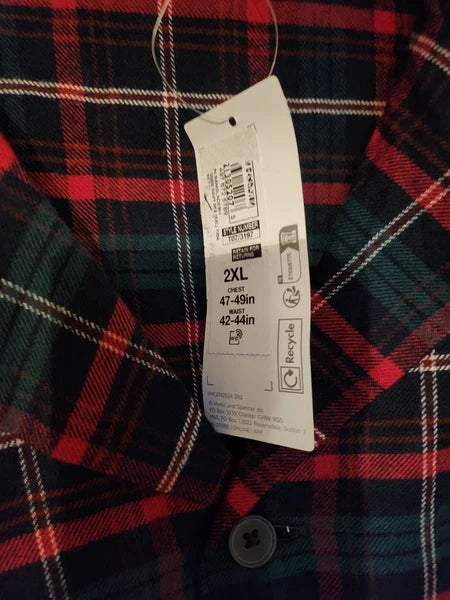 Marks And Spencer Men's Family Pyjamas Set,size 2XL