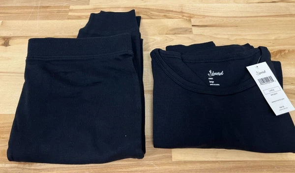 Leveret Men's Navy 2 Piece Pajama Set 100% Cotton Size Large - NWT