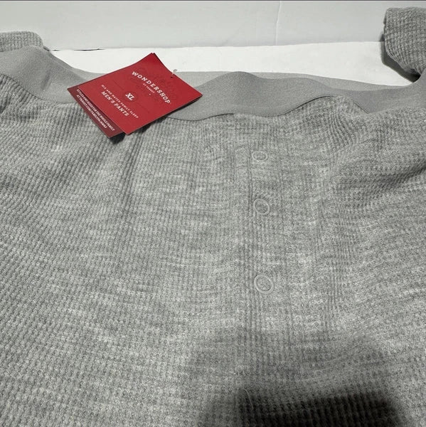 Men’s Size XL Wondershop Grey Waffle Pajama Pants