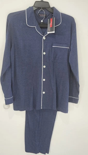 New With Tags Roundtree And Yorke 2 Piece Mens Sleepwear Size L  60% Cotton🔹️