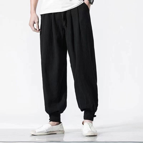 Cotten Tai Chi Pants Wu Shu Pants Martial Art Kung Fu wing chun Pants black blue
