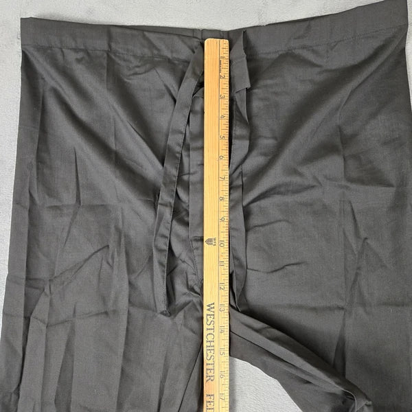 CHRISTIAN DIOR Monsieur Pajama Set Mens Medium Black Red Pants & Shirt VTG 80s