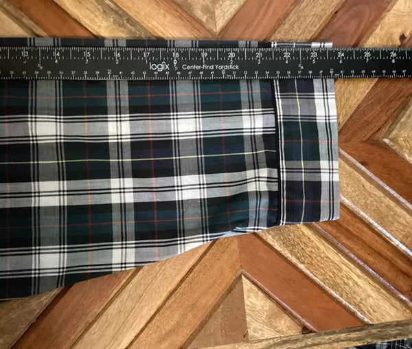Bill Blass Pajama Set Men’s Size L Green Plaid Long Sleeve Lightweight NWT