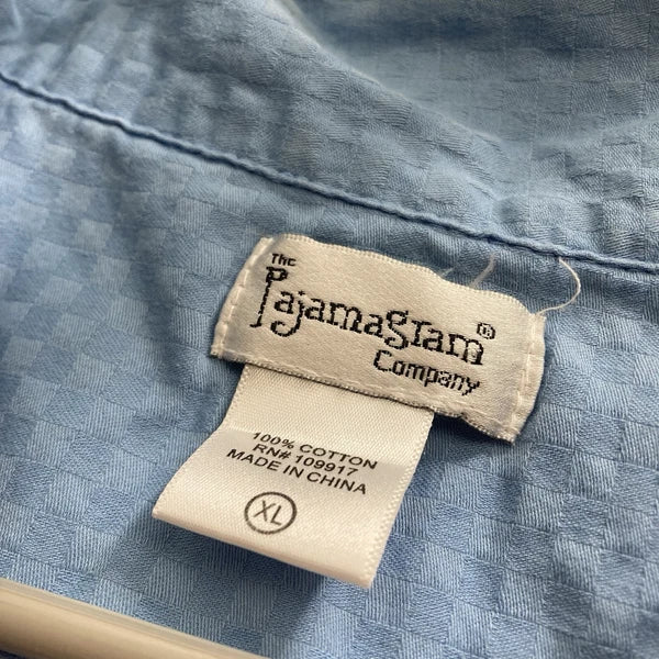 Pajamagram Men’s Blue Grandpa Pajama Set Size XL Sleepwear Father’s Day Cozy