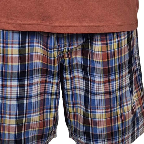 Mens Pyjama Loungewear Set ex M S Cotton Shorty Comfort Nightwear Gift UK Size