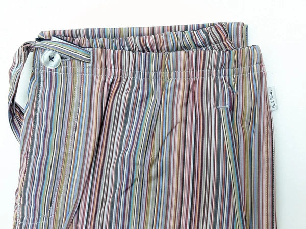 Paul Smith Pyjama Set - BNWT Signature Stripe Short Sleeve Top & Long Bottoms