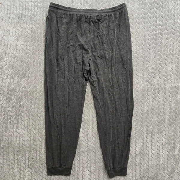 Eberjey Henry Mens Gray Modal Blend Lounge Pajama Set Henley Long Sleeve Medium