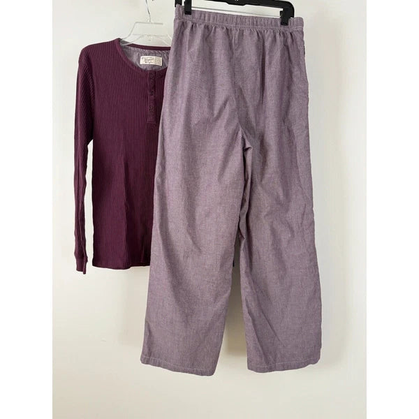 Penguin Pajama Set Men’s Medium Long Sleeve Tee Pants