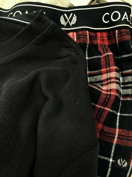 Coast Clothing Co Emblem Mens Pyjamas. Flannelette or Cotton