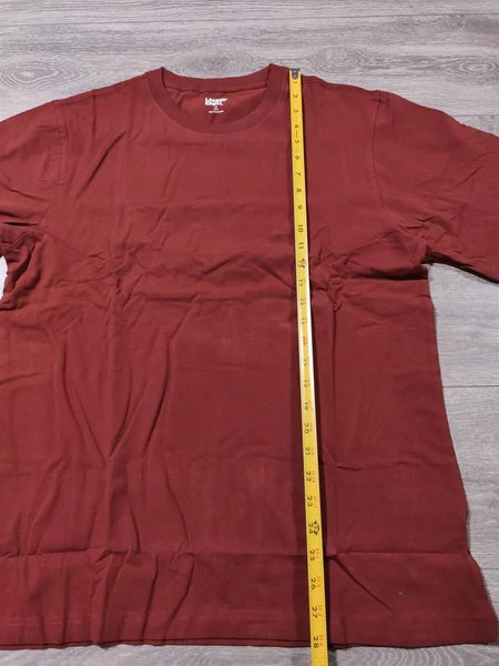 Lands End Pajama Set Adult Medium Red Plaid Lounge Pant PJs Shirt Gift Mens