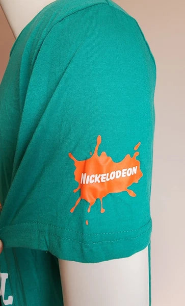 Nickelodeon Mens Old School 90s Cartoons Printed 2 Piece Pyjama Set Size L New