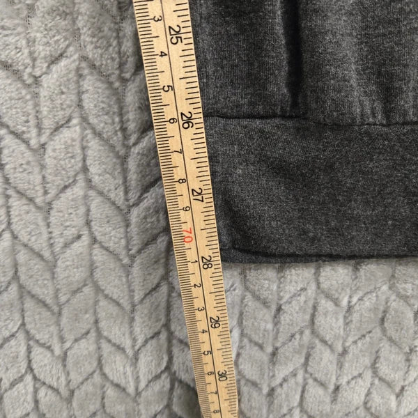 Eberjey Henry Mens Gray Modal Blend Lounge Pajama Set Henley Long Sleeve Medium