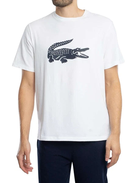 Lacoste Men's Graphic Pyjama Set, White