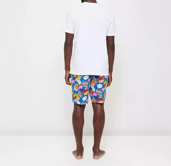 MENS size L SUPER DAD pyjamas pjs large  COTTON pockets MAXX NEW A2447