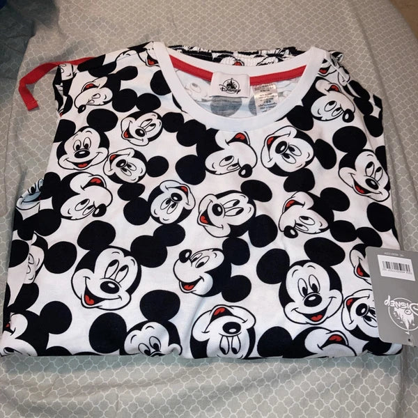 Mickey Mouse Mens Graphic Sleep Wear Lounge Sleepwear Set Size XL
