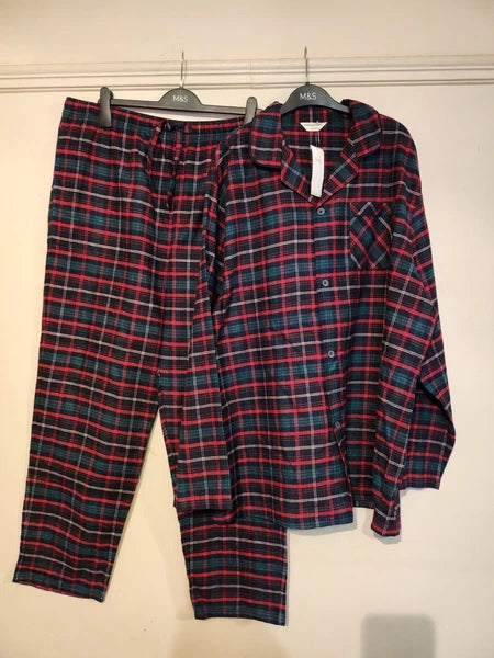 Marks And Spencer Men's Family Pyjamas Set,size 2XL