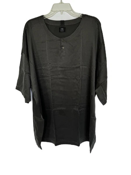Lahgo Lunya Washable Silk Men’s Pajama Set Size XXL New Meditative Grey