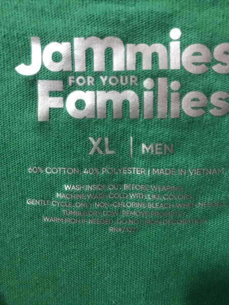 JAMMIES FOR FAMILIES - MEN - 2 PC SLEEP SET - MULTICOLOR- SIZE XL (TW-4050)