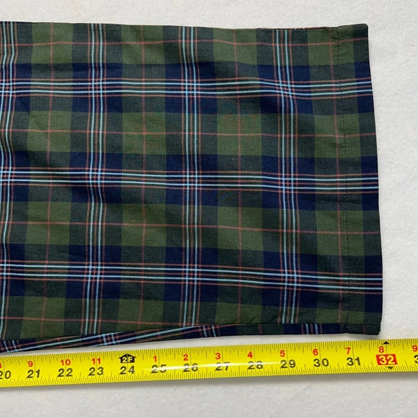 Stafford Men's Regular Fit Olive Plaid 2 Pieces Sleepwear Set Size XL Olive NWT