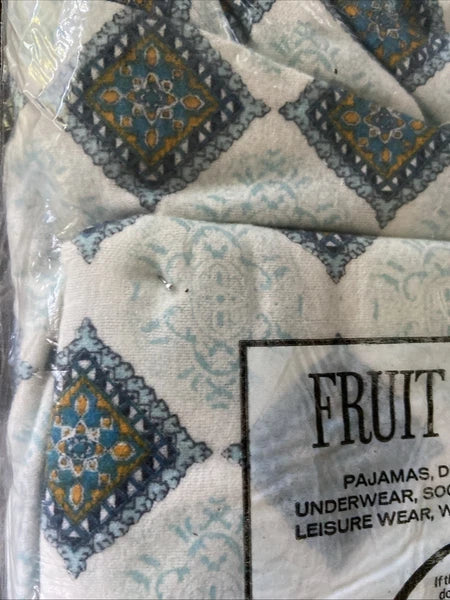 NEW Vintage Fruit of the Loom Mens Pajamas Permanent Press Packaged XL