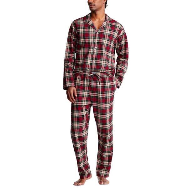 Polo Ralph Lauren 2Pc Pajama Set Mens XL Red Plaid Sleepwear Lounge PJs NWT