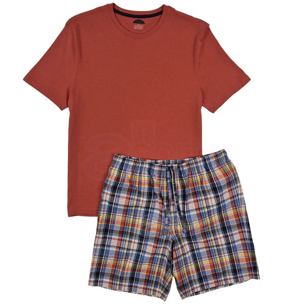 Mens Pyjama Loungewear Set ex M S Cotton Shorty Comfort Nightwear Gift UK Size