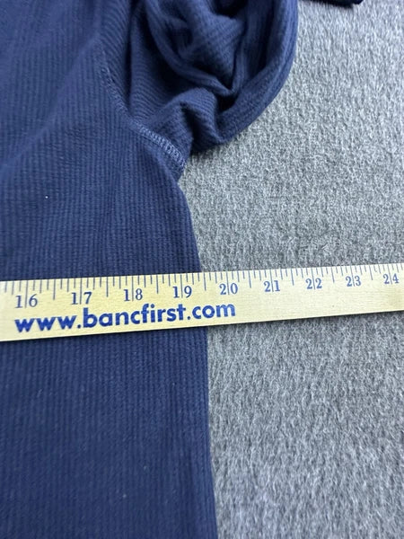 Eddie Bauer Pajama Set Mens Medium 2 Piece Blue Gray Long Sleeve Pants Lounge