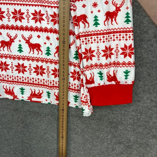 Unbranded Christmas Pyjamas Mens Size 2XL Two Piece Shirt Pants 10303