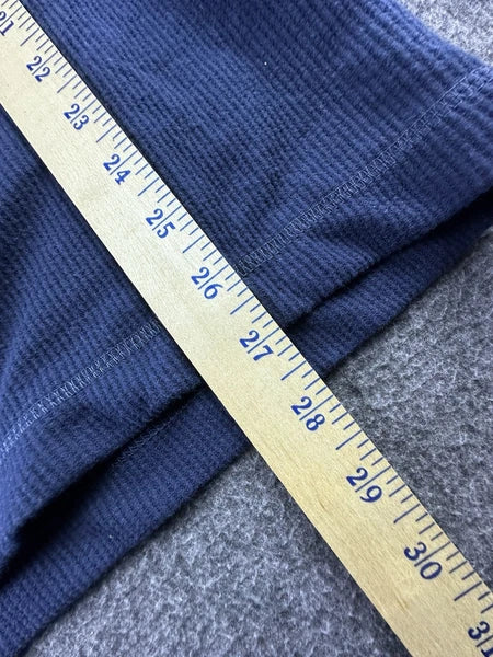 Eddie Bauer Pajama Set Mens Medium 2 Piece Blue Gray Long Sleeve Pants Lounge