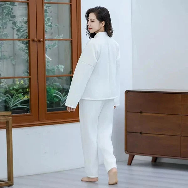 Hanfu Unisex Men Women White Tops Pants Underwear Costume Cosplay Innerwear