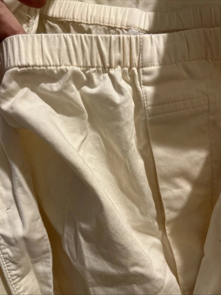 Men’s Dream fit Bamboo Cotton Pajama Set Large Ivory Soft