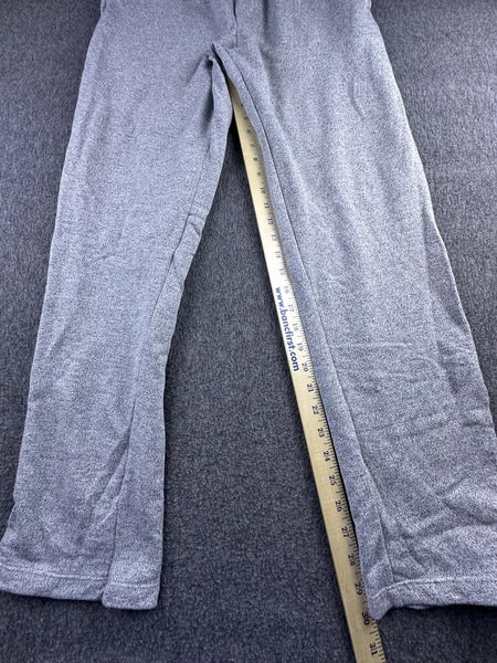 Eddie Bauer Pajama Set Mens Medium 2 Piece Blue Gray Long Sleeve Pants Lounge