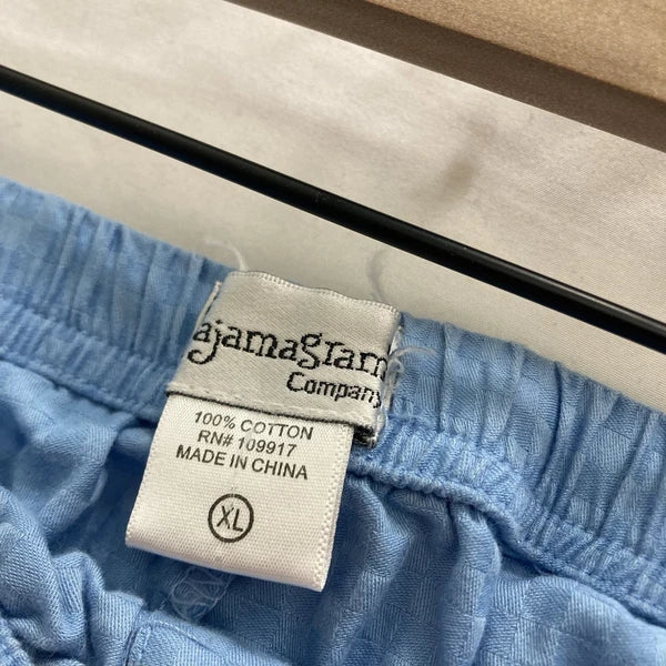 Pajamagram Men’s Blue Grandpa Pajama Set Size XL Sleepwear Father’s Day Cozy