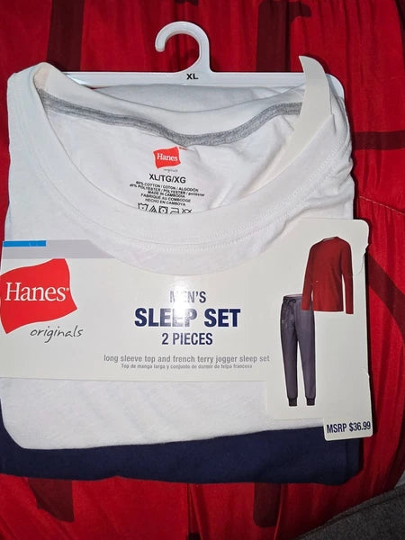 hanes mens sleep set