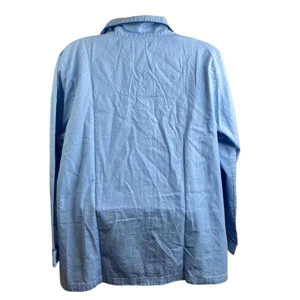 Pajamagram Men’s Blue Grandpa Pajama Set Size XL Sleepwear Father’s Day Cozy
