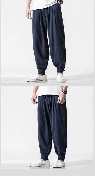 Cotten Tai Chi Pants Wu Shu Pants Martial Art Kung Fu wing chun Pants black blue