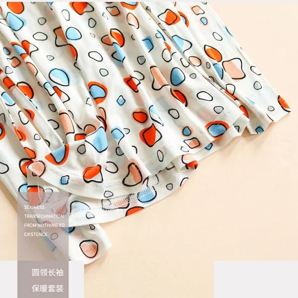 100% Silk Long Sleeve Pajamas For Men Silk Underwear Long Trousers Naked Feeling